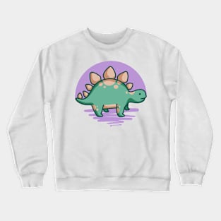 Cute Stegosaurus Dino Dinosaur Crewneck Sweatshirt